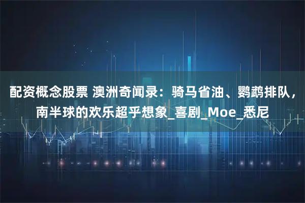 配资概念股票 澳洲奇闻录：骑马省油、鹦鹉排队，南半球的欢乐超乎想象_喜剧_Moe_悉尼